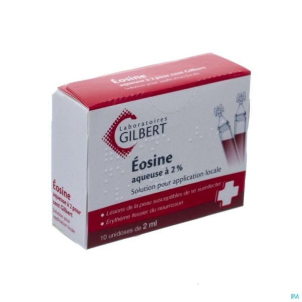 Gilbert Eosine 2 % Solution Aqueuse 10 x  2 Ml