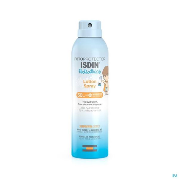 Isdin Fotoprotector Pédiatrique Lotion Spray Ip50 200ml