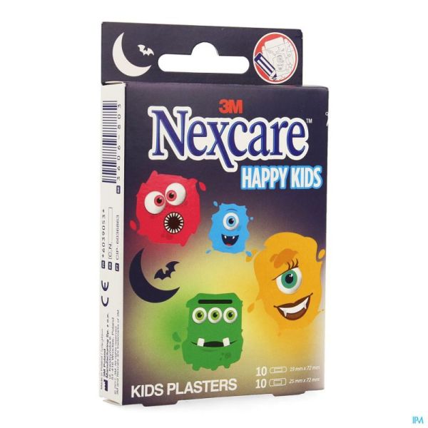 Nexcare 3m Happy Kids Monstres Pans 20 N0920mo