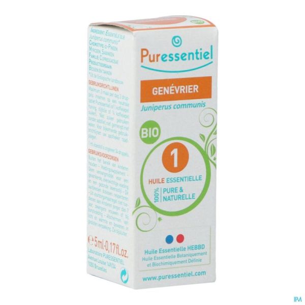 Puressentiel Expert Genèvrier Bio Huile Essentielle 5 Ml
