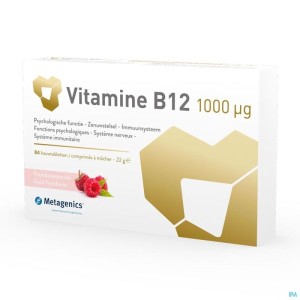 Vitamine B12 Metagenics 84 Comprimés 1000 Mcg
