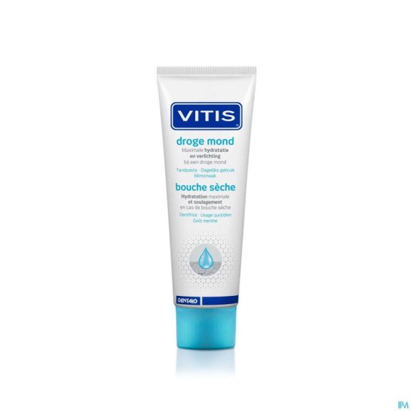 Vitis Droge Mond Tandpasta 75ml