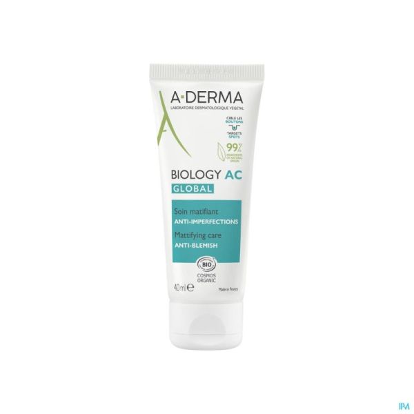 Aderma Biology Ac Global Soin A/imperfections 40ml