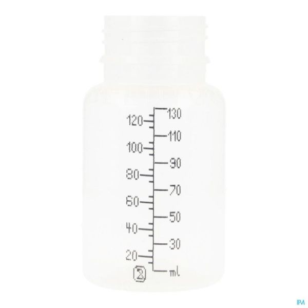 Biberon S/bouchon 130ml Al Gamma
