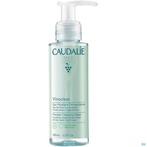Caudalie Vinoclean Eau Micellaire Démaquillante 100ml Prix Permanent
