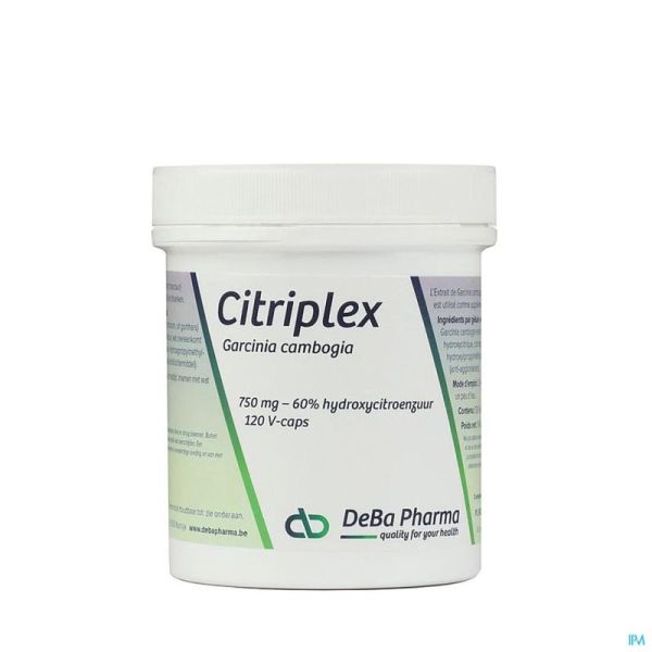 Citriplex V-gélules 120x750mg Deba