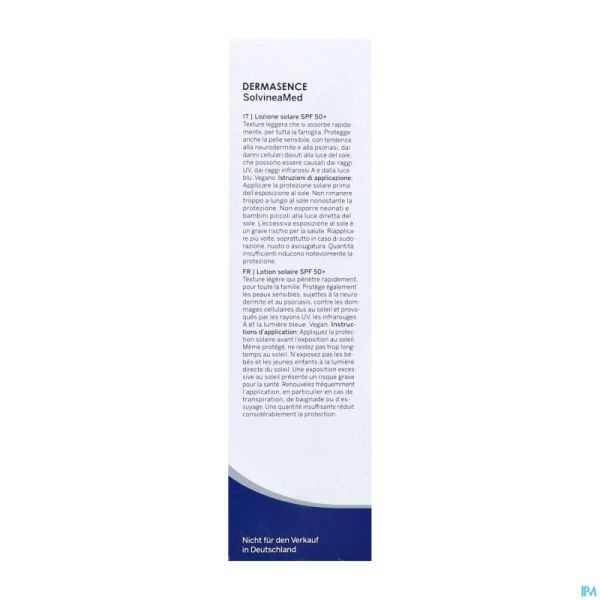 Dermasence Solvinea Sun Protect.lotion Spf50+200ml