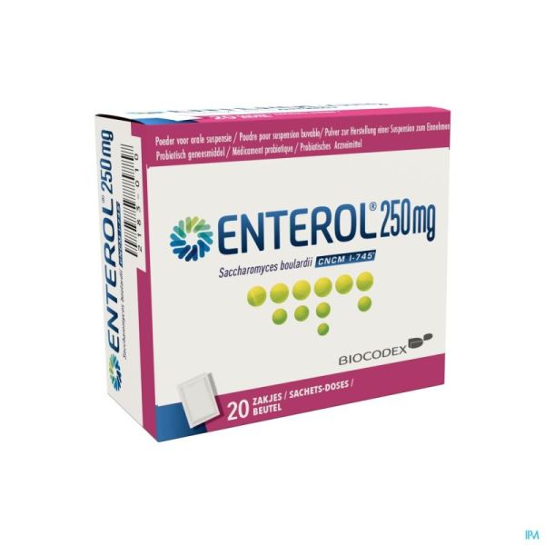 Enterol 20 Sachets 250 Mg