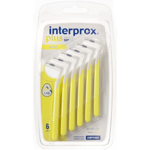 Interprox Plus Interdental Mini Jaune 1350 6 Pièces