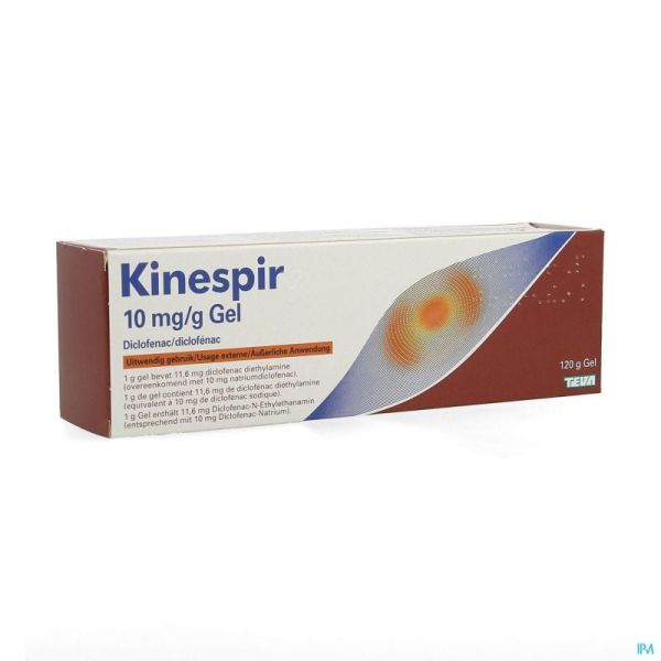 Kinespir 10mg/g Gel 120g