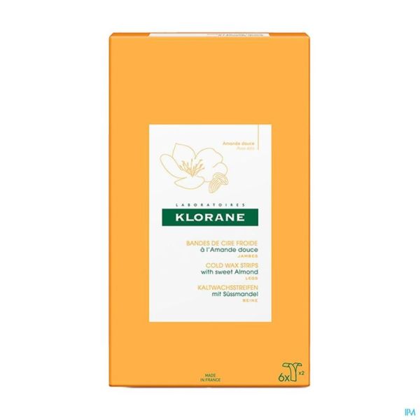 Klorane Cire Froide pour les Jambes 6 Bandes