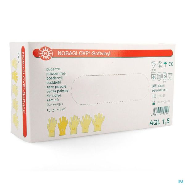 Noba Gants Vinyl Sans Poudre S 100 5700572