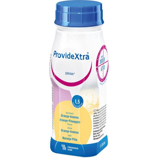 Provide Xtra Drink Ananas-orange 4x200 M