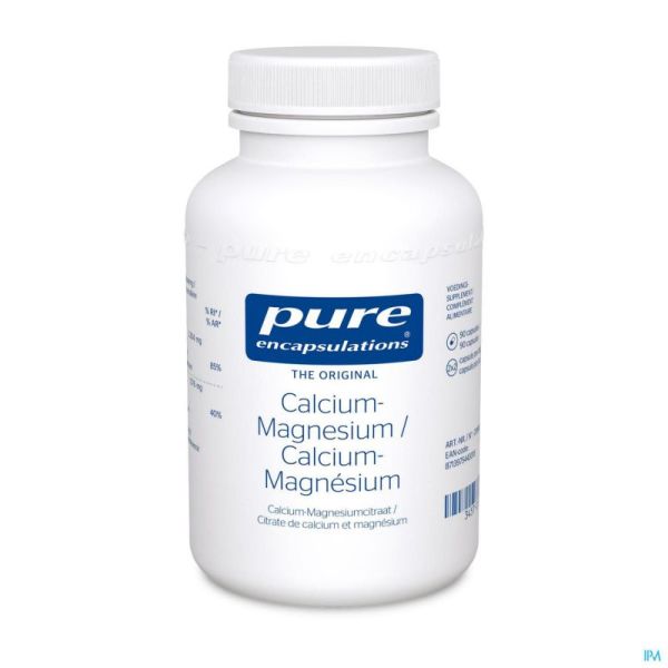 Pure Encapsulations Calcium Magnésium 90 Gélules