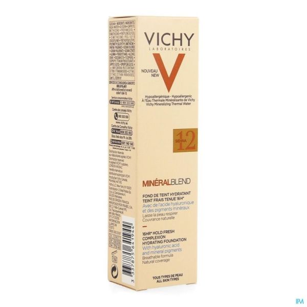 Vichy Mineralblend Fond de Teint Sienna 12 30ml