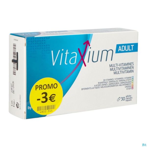 Vitaxium Adult Multi Vitamines Gélules 30 Promo -3€