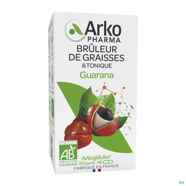 Arkogelules Guarana Bio Gélules 40