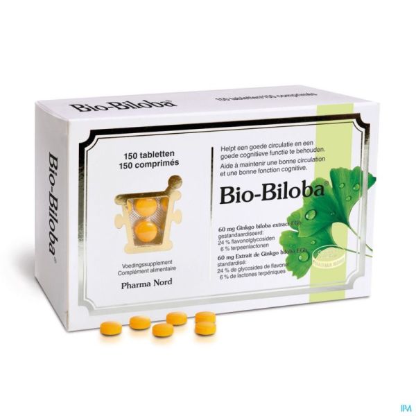 Bio-biloba 150 Comprimés 60 Mg