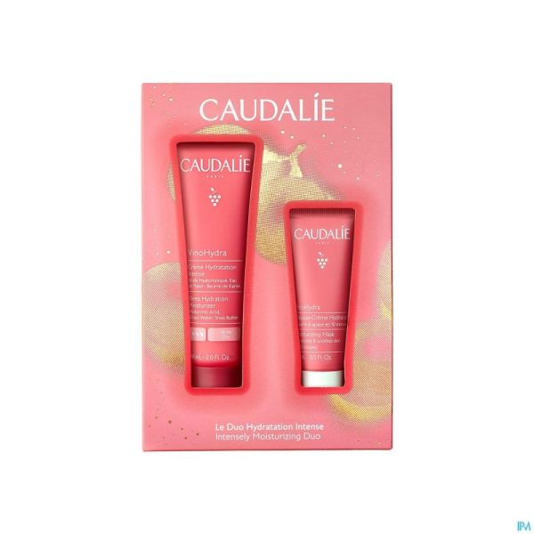 Caudalie Coffret de Noel Vinohydra Crème Hydratante  2 Produits - Masque Offert