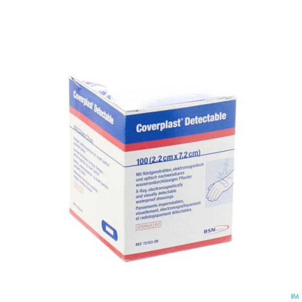 Coverplast Detect 2,2x7,2cm 7214309 100