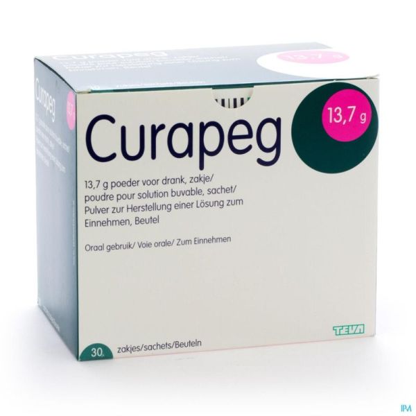 Curapeg Teva 30 Sachets 13,8 Mg