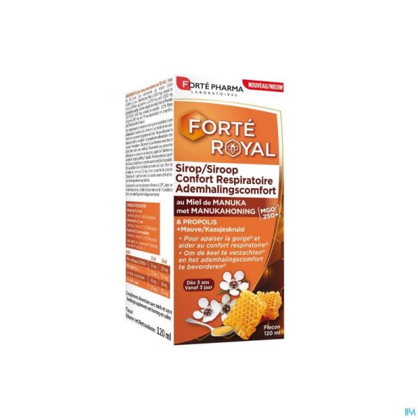 Fort Royal Sirop Confort Resp.manuka&propolis120ml