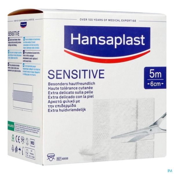 Hansaplast Med Soft Peau Sensible. Family Pack 5mx6cm