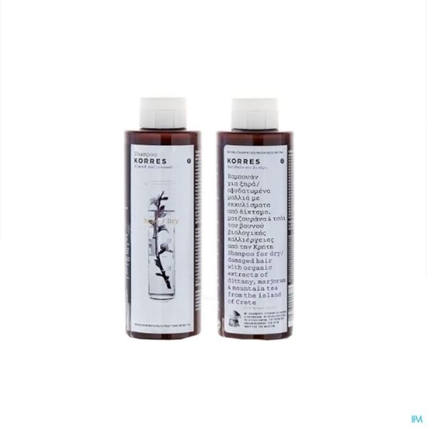 Korres Shampooing Almond & Lineseed 250 Ml