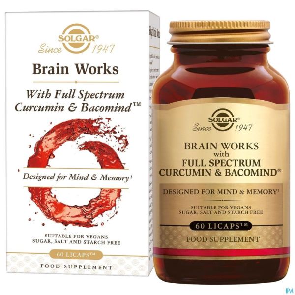 Solgar Brain Works Pot V-caps 60