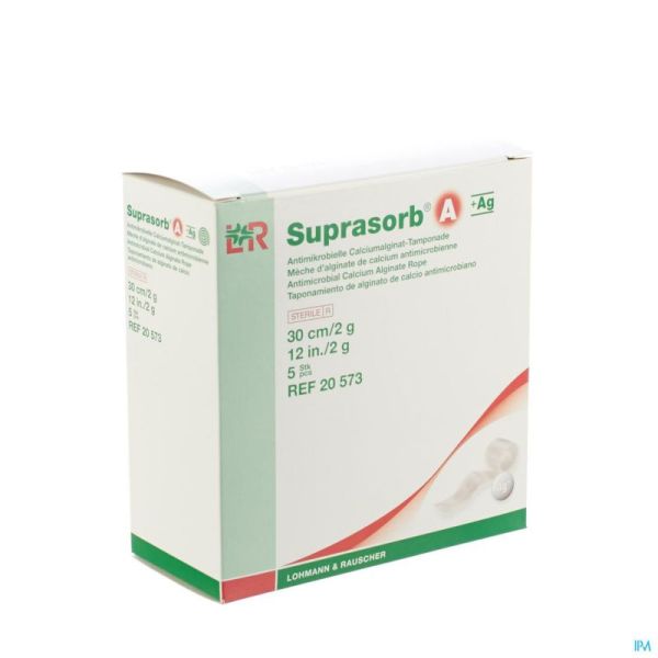 Suprasorb A+ag Meche 30cm 20573 5 Pièce