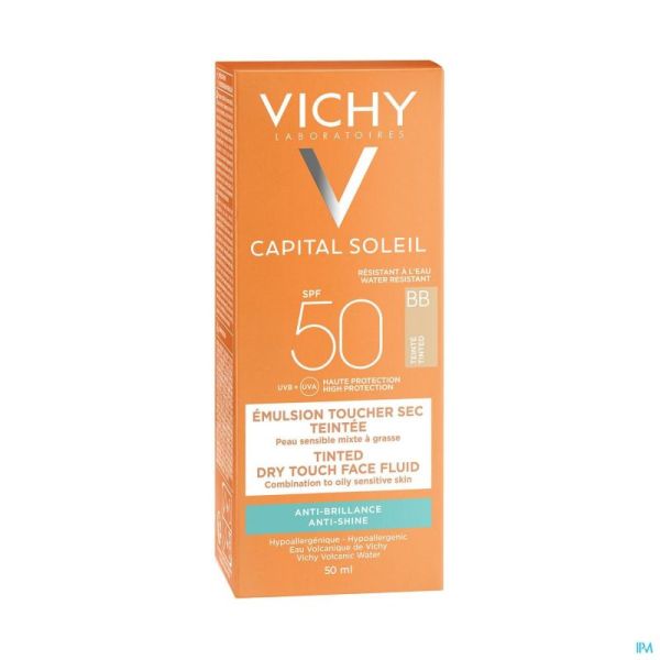 Vichy Idéal Soleil Bb Dry Touch Crème Spf50