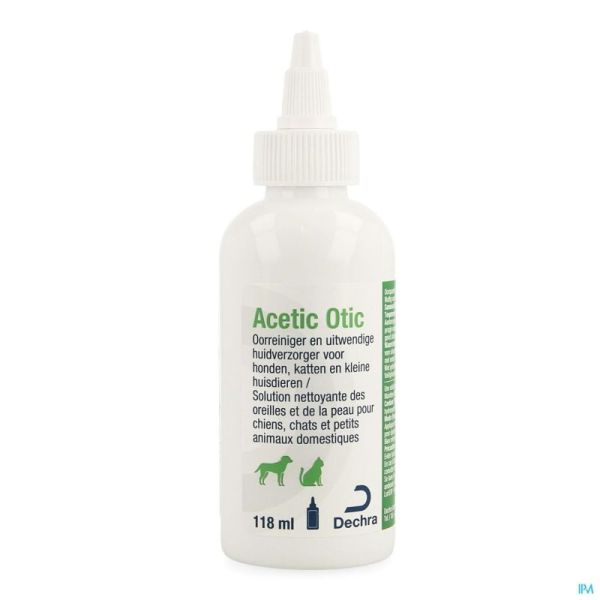 Acetic Otic Nettoyant Oreille Vétérinaire 118 Ml