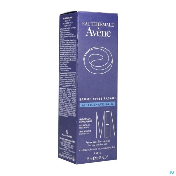 Avène Homme Baume Après Rasage Tube 75 Ml