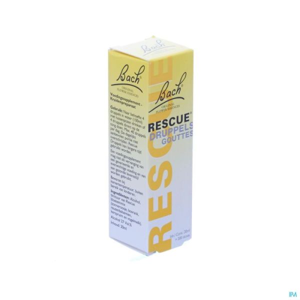 Bach Fleurs Remedie Rescue 3202 20 Ml