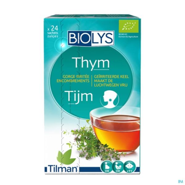 Biolys Thym 24 Infusettes