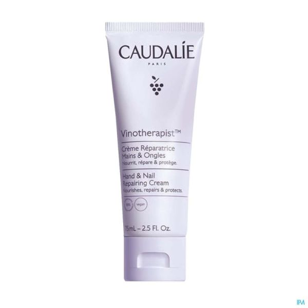 Caudalie Vinotherapist Crème Réparatrice Mains et Ongles 75ml Prix Permanent