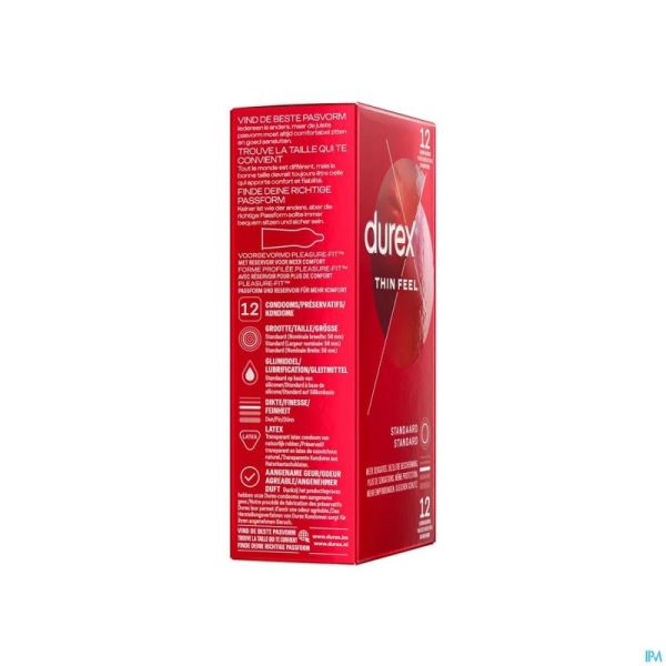 Durex Thin Feel Préservatifs 12