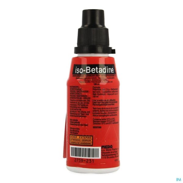 Iso Betadine 7,5 % Savon Germicide 125 Ml