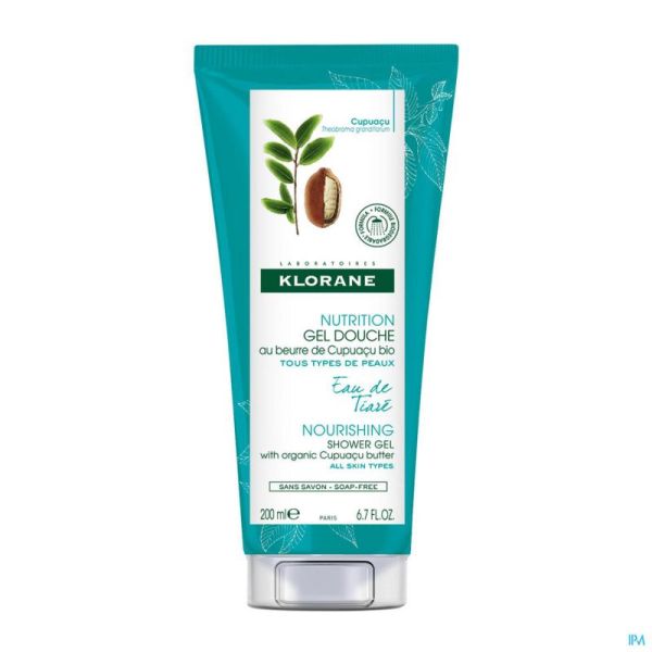 Klorane Gel Douche Eau Tiare 200ml