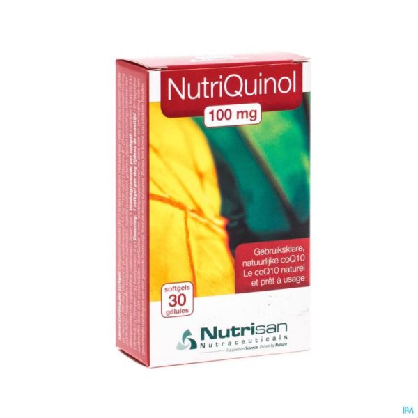 Nutrisan Nutriquinol 30 Gélules 100 Mg 