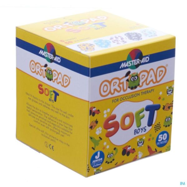 Ortopad Boys Soft Junior Compresses Oculaires 50 Pièces