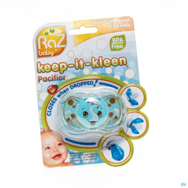 Raz Baby Sucette Elfy Elephant 1 Pièce