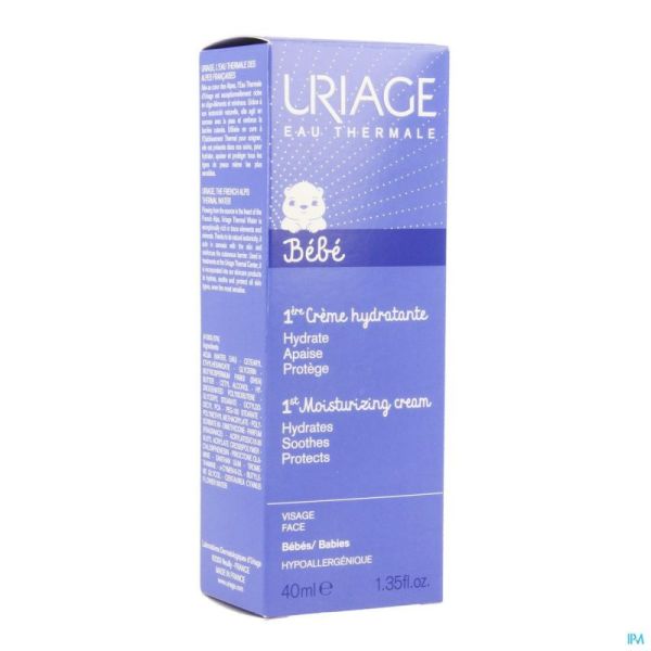 Uriage Bébé Première Crème Hydratante 40 Ml