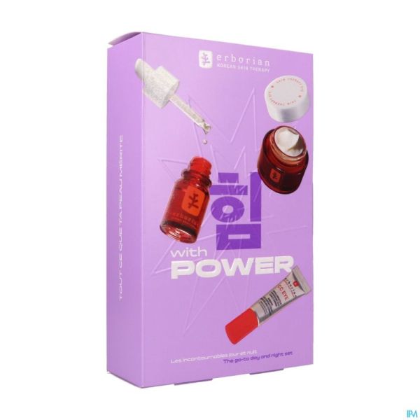 Erborian Xmas Kit Cc Skin Ther.&cc Eye Dore 3 Prod