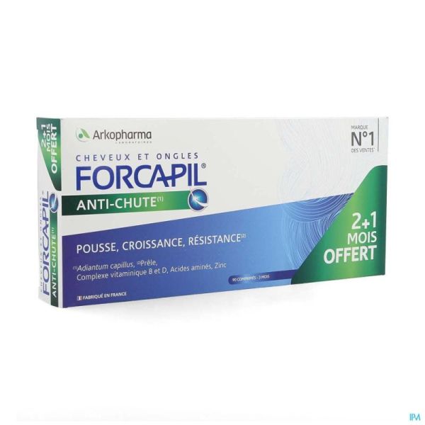 Forcapil Anti-Chute  3x30 Comprimés