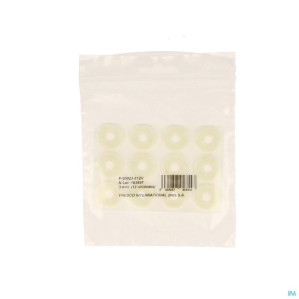 Fresco Feutres Rondes 3mm Pcs 12