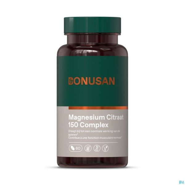 Magnesiumcitraat 150mg Plus Comp 60 Bonusan