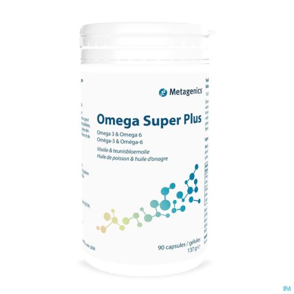 Omega Super Plus Metagenics 90 Gélules 