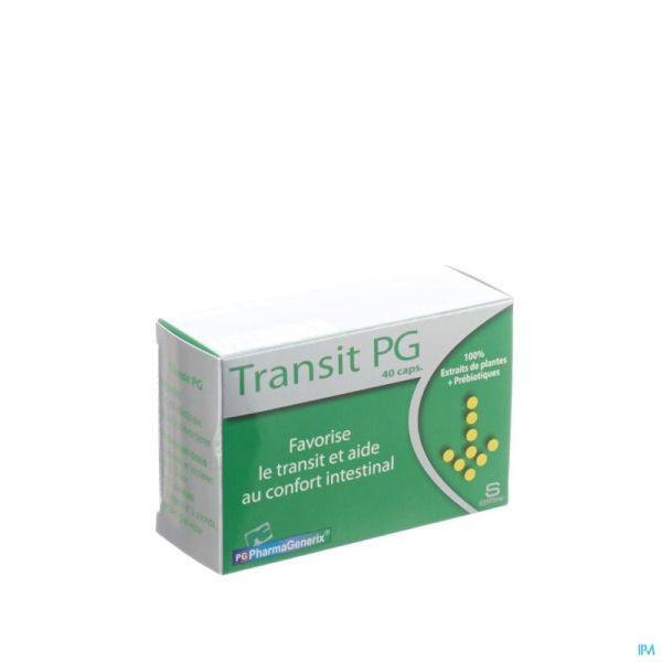 Pharmagenerix Transit Pg 40 Gélules