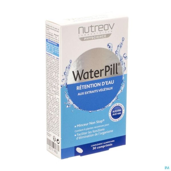 Physcience Water Pill Anti Rétention d'Eau 30 Comprimés
